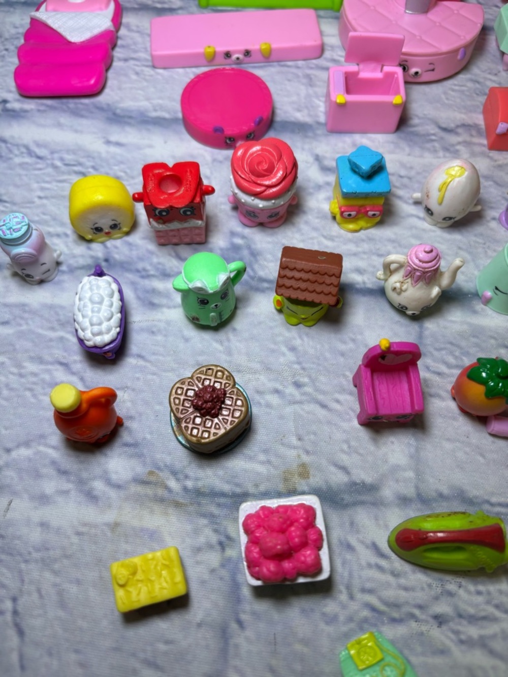 Shopkins 54 Piece Collectible Mixed Series Mini Food Toys Bundle Lot - Picture 4 of 15